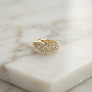 Elegant Designer Custom 10K Solid <b>Gold</b> Moissanite Diamond Huggie Hoop Stacking Everyday Fashion <b>Earrings</b> Jewelry <b>for</b> Women Gift - Product Image 3