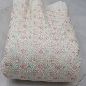 Tissu brodé malté, tissu en dentelle, tissu en filet, tissu en organza, tissu brodé pour abaya, tissu brodé pour caftan, vente en gros, exportation - Product Image 6