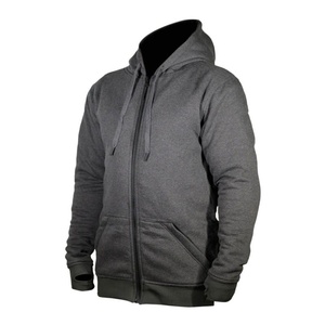 เสื้อฮู้ดดี้สตรีทแวร์ผู้ชายลายเม่นสีดำประดับหมุดแบบครอปซิป - Product Image 6