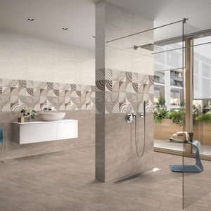 Modern Minimalist 300x600 White Glossy Ceramic Wall <b>Tile</b> for Professional Corporate Office and Commercial Infrastructure Project - Product Image 1