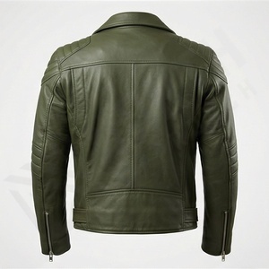 Chaqueta de Motociclista de Cuero Genuino para Hombre de la Mejor Calidad, Nueva Colección de Invierno, Chaquetas de Motocicleta con Protecciones Desmontables Personalizadas - Product Image 2