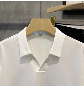 Camisa de Manga Corta Premium para Hombre, Corte Entallado, Resistente a las Arrugas, Secado Rápido, Ropa de Negocios - Product Image 4