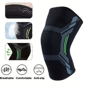 1pc High Stretch <b>Knee</b> Braces Sleeves <b>Knee</b> <b>Support</b> for Women and Men - Compression <b>Knee</b> <b>Brace</b> for Working Out, Running, Gym - Product Image 2