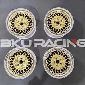 Jantes Bku 3 pièces E50 pour <span class=keywords><strong>BMW</strong></span> E39 E46 E36 E30 E60 E34 <span class=keywords><strong>E38</strong></span> E90 E92 F30 F10 17 18 pouces, design maillé personnalisé, jantes en alliage 5X120 - Product Image 5