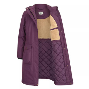 Novedad 2026: Abrigo de equitación para mujer con cremallera bidireccional, ajuste de solapa y cintura con instrumento de acero. - Product Image 3
