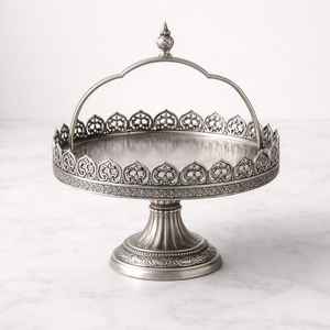 Mini Wooden <b>Cake</b> <b>Stand</b> with <b>Glass</b> Dome Lid Dessert Display <b>Stand</b> Round Wooden Dessert <b>Stand</b> with <b>Glass</b> - Product Image 4