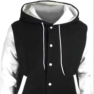 Chaqueta Varsity de 400g para Hombre, Chaqueta Letterman con Logotipo Personalizado, Impermeable, Transpirable, Cuello en V, Moda de Invierno - Product Image 1