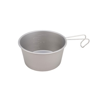 Taza Sierra de Titanio PTYGRACE, 150ml, 330ml, 480ml (profunda), 600ml (profunda), Accesorios de Camping para Exteriores, Equipo de Camping de Estilo Simple - Product Image 2