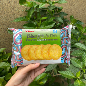Vente en gros au meilleur prix, craquelins naturels au parfum de noix de coco, croustillants et sucrés, 160g, collation ronde, ODM directement de l'usine, très bon marché - Product Image 3