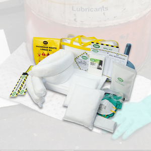 Kit anti-déversement d'hydrocarbures 45L avec sac souple – Kit de réponse aux déversements d'hydrocarbures portable pour atelier, entrepôt et usage industriel – Vente en gros - Product Image 1