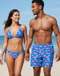 Conjuntos de bikini de última moda para parejas, personalizables, precio al por mayor, calidad inigualable, diseños únicos. - Product Image 4