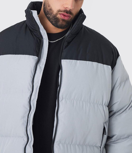 Chaqueta Acolchada de Plumón para Hombre, Diseño Personalizado Vintage, Material de Poliéster y Nailon de Alta Calidad - Product Image 4