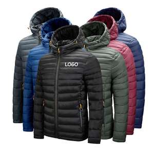Chaqueta Acolchada con Cuello Alto para Hombre, Chaqueta de Invierno Personalizada con Logotipo, Proveedor Mayorista de Marca Privada, EE. UU., Reino Unido, Europa - Product Image 1