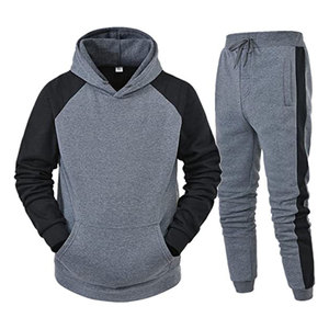 Conjunto Deportivo de Sudadera con Capucha para Hombre, 100% Algodón, Grueso, 420 g/m², Transpirable, Ecológico, Corte Regular - Product Image 1