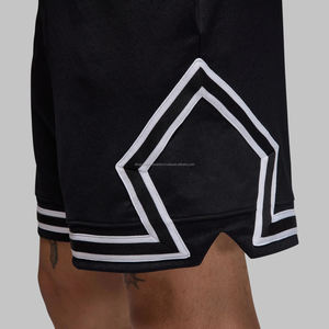 Short de sport d'été pour hommes, séchage rapide et respirant, style décontracté Hip Hop, grande taille, vente en gros de maille solide - Product Image 3