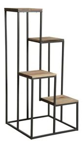 Minimalist luxury Planter stand with Marble Top Aluminium <b>Frame</b> Living Room Furniture for home hotel restaurants - Product Image 2
