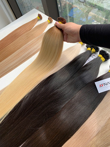 Extensiones de cabello Remy ruso a granel de 100g a precio de fábrica cabello humano crudo vietnamita en todos los colores - Product Image 2