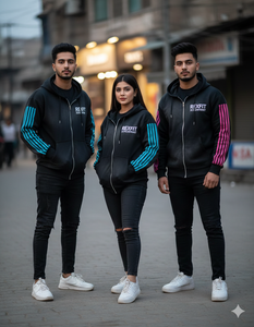 ผู้ผลิตเสื้อฮู้ดดี้คุณภาพดีที่สุด ขายส่ง รับปักโลโก้ตามสั่ง สินค้าขายดี สินค้ามาใหม่ เสื้อฮู้ดดี้ซิปแบบซันเฟด - Product Image 1