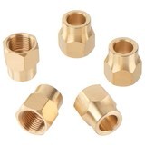 Écrou à sertir long en laiton forgé, filetage SAE 3/8 pouce, résistant à la corrosion, haute qualité, série 4, tête hexagonale - Product Image 6