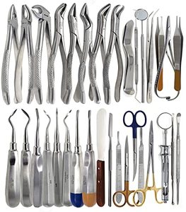 Nouveau kit d'instruments de microchirurgie dentaire en acier inoxydable, instruments chirurgicaux complets, réutilisables, de haute qualité - Product Image 1