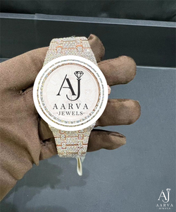 Reloj Analógico Mecánico de Acero Inoxidable con Esfera Redonda y Cristal, Brazalete de Lujo, Joyería de Moda para Regalo y Fiesta - Product Image 4