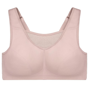 สปอร์ตบราสีดำขาวลายจุดสำหรับผู้หญิง ดีไซน์แบบ Racerback สำหรับโยคะ ฟิตเนส และออกกำลังกาย - Product Image 4