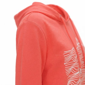 Custom Embroidery <b>Winter</b> <b>Women</b> Crop <b>Top</b> Hoodie Front Lightweight Cotton with Adjustable Hood for Fashion Wear - Product Image 4