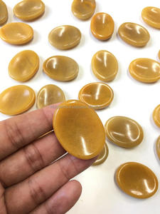 Vente en gros de cristaux d'aventurine jaune personnalisés, pierres précieuses naturelles de 30-35 mm, sculptées à la main, pour la guérison du chakra de l'amour, le Reiki, le Feng Shui - Product Image 5