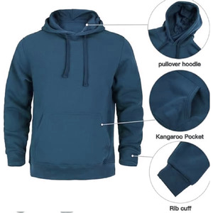Conjunto Deportivo de Algodón para Hombre, Corte Ajustado, Estilo Urbano, Dos Piezas, Sudadera con Capucha y Pantalones Jogger, Transpirable, con Logotipo Estampado, para Invierno - Product Image 6