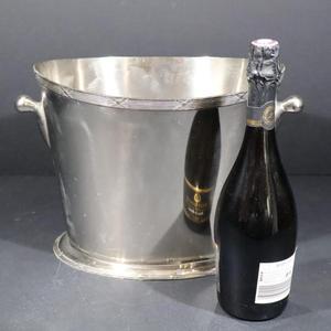 Seau à glace argenté de 5 litres, fournitures pour événements, pour bar, restaurant, refroidissement de boissons, champagne, bière, qualité alimentaire - Product Image 4