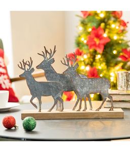 <b>Christmas</b> <b>Tree</b> Decor with Star Top Embossed Pattern Luxury Centerpiece for Holiday <b>Table</b> Decor - Product Image 5