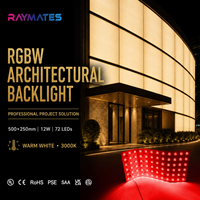 Lámina LED Flexible RGBW de Alta Luminosidad, Cortable, Ultrafina, para Retroiluminación de Letreros Pequeños y Pantallas