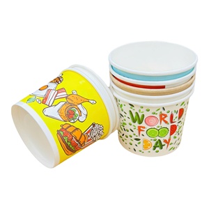 <b>Disposable</b> Custom Printing Food Packing Box Container Salad <b>Bowls</b> Kraft Paper <b>Bowl</b> with Lid Eco-friendly Single Wall Salad <b>Bowl</b> - Product Image 1