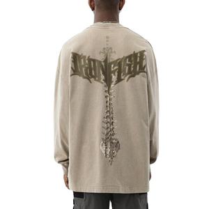 Sudadera Vintage Lavada para Hombre, de Peso Pesado, con Logotipo Personalizado, Directo de Fábrica - Product Image 5