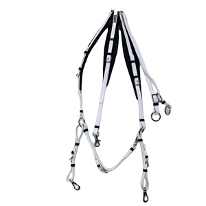 Ensemble Attache Coiffe Et Collier Pour Cheval – Cuir Brun Antique, Neuf, Fabriqué En Inde