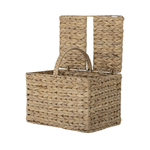 Water Hyacinth Wicker Picnic <b>Basket</b> with Lid <b>Gift</b> <b>Baskets</b> for <b>Easter</b>, Weddings, Garden and Home Decor from Vietnam - Product Image 3