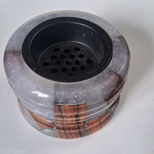 เตาเผาเครื่องหอมบาคูร์ไม้ตกแต่งบ้าน รูปทรงสั่งทำได้ คุณภาพประณีต ทำด้วยมือ เป็นมิตรกับสิ่งแวดล้อม ดีไซน์สวยงามสไตล์อินเดีย สำหรับฤดูใบไม้ผลิ - Product Image 1