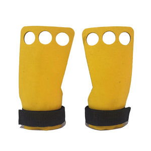 Poignées de gymnastique en cuir QST à 4 trous, protection des paumes et soutien des poignets pour le cross-training, les kettlebells, les tractions et l'haltérophilie - Product Image 3