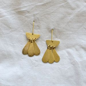 Bijoux de luxe écologiques de style artisanal de qualité supérieure, modèle 1, en cuivre et laiton durables, pour les occasions spéciales, design exclusif - Product Image 3