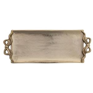 Bandeja Rectangular para Servir Alimentos con Diseño Floral Grabado, Diseño Sólido, Bandejas Decorativas Hechas a Mano para Uso en Restaurantes - Product Image 4
