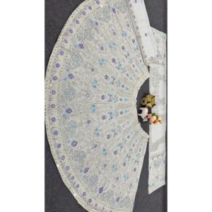 Bewafa Designer Schöne weiße Hochzeits kleidung Lehenga Choli mit Dupatta Größe <span class=keywords><strong>M</strong></span> für Partys und besondere Anlässe - Product Image 3