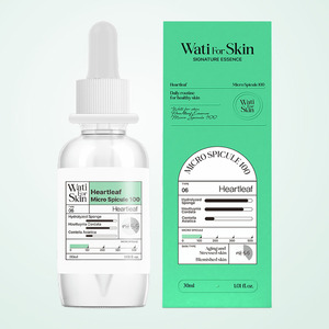 Sérum visage coréen K-Beauty Whatiforskin Heartleaf Essence micro Spicule 100 Fabriqué en Corée 50 ml Unisexe - Product Image 6