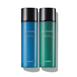 Le pack visage tout-en-un Saem Eco Energy comprend du lait hydratant et une essence apaisante en flacons - Product Image 1