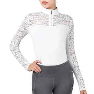 เสื้อเบสเลเยอร์สำหรับขี่ม้าผู้หญิงแฟชั่นยอดนิยม ดีไซน์ล่าสุด แขนยาว ขายดี - Product Image 1