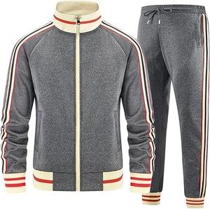 Survêtements de sport en molleton technique pour hommes, ensemble deux pièces, survêtement de jogging pour hommes, sweat-shirts à fermeture éclair - Product Image 1