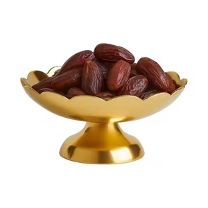 Contemporary Event Styling Metal Dates Bowl Multi Use Food Presentation Dish for Hospitality Setup - Product Image 2