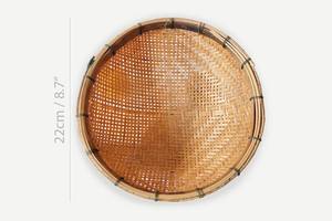 ตะกร้าไม้ไผ่สานมือ สำหรับใส่ผักผลไม้  แบบไทย  เป็นมิตรกับสิ่งแวดล้อม  กระชอนครัว  งานแฮนด์เมดจากไม้ไผ่ธรรมชาติ  รับผลิตแบบ OEM - Product Image 2