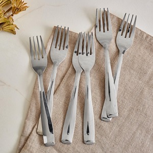 Modern Stainless Steel Forks High Mirror Polish Rust Resistant <b>Flatware</b> Set - Product Image 1