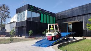 Gran oferta, rampa de muelle hidráulica de y 10 toneladas para montacargas, suelo de malla antideslizante, garantía de Motor de bomba hidráulica eléctrica de 1 año - Product Image 6