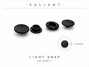 Bouton-pression rond en plastique recyclé Valiant 10 mm, deux pièces, à coudre, écologique, Chine - Product Image 2